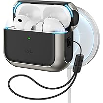 Apple AirPods Pro 3 新品未開封 ESRケース付き新品未開封 ESR AirPods Pro 3 ケース Cyber フリックロック MagSafe対応 ブルー